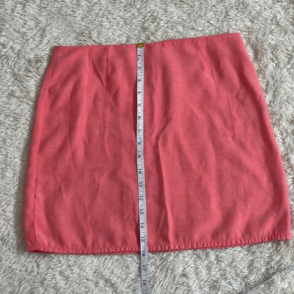 My Michelle Sz 14 Pink Cotton Mini Skirt - Picture 3 of 4